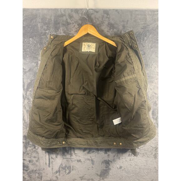Wenven Green Military Army Field Jacket Men’s Medium Army Green - Picture 3 of 9
